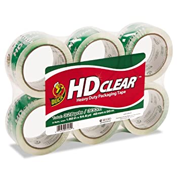 【中古】【39shop】【輸入品・未使用】Duck★HD Clear Heavy Duty梱包テープ詰め替え、6巻、1.88インチx 54.6ヤード、( 441962?)（新古品）｜アトリエ絵利奈
