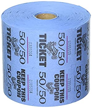 【中古】【39shop】【輸入品・未使用】Indiana★Ticket Company ブルー 50/50 ラッフルチケット:1000枚ロール(新古品)|アトリエ絵利奈
