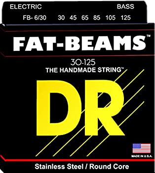 【中古】【39shop】【輸入品・未使用】DR★ベース弦 6弦 FAT-BEAMS ステンレス .030-.125 FB6-30（新古品）｜アトリエ絵利奈