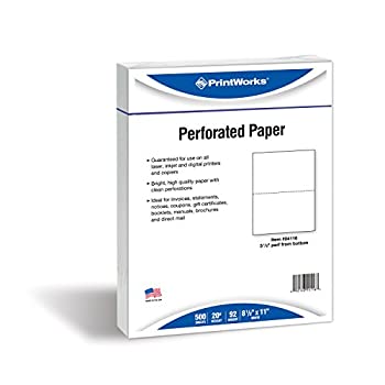 【中古】【39shop】【輸入品・未使用】(1★Ream: 500 Sheets) - Printworks Office Paper Perforated 14cm From Bottom 22cm x 28cm 500 Sheets（新古品）｜アトリエ絵利奈 11,850円