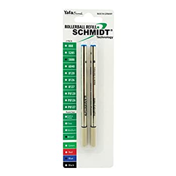 【中古】【輸入品・未使用】SchmidtテクノロジーセラミックローラーボールメタルチューブRefill Broad Point 1.0?MM