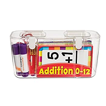 【中古】【輸入品・未使用】Deflecto 29201CR Stackable Caddy Organizer Medium Container White