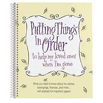 【中古】【輸入品・未使用】Putting Things In Order to help my loved ones when I'm gone