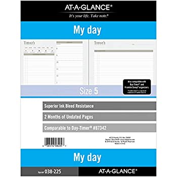 【中古】【輸入品・未使用】AT-A-GLANCE 日替わりプランナー 2か月 7リング 8-1/2インチ x 11インチ フォリオサイズ 5 (038-225)