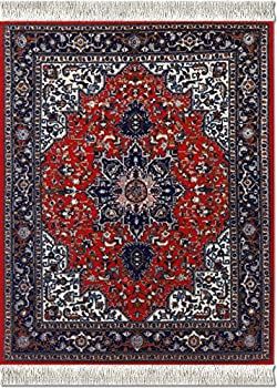 【中古】【39shop】【輸入品・未使用】Lextra★Tabriz Heriz MouseRug 10.25 x 7.125 インチ、レッド、ネイビー、ホワイト、1 (ATH-1)（新古品）｜アトリエ絵利奈
