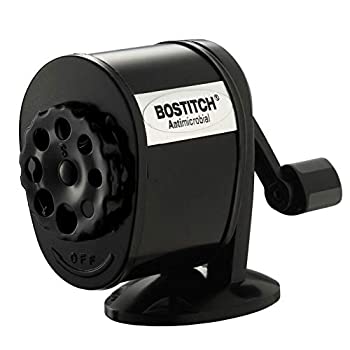 【中古】【輸入品・未使用】Stanley Bostitch All Metal Antimicrobial 8-hole Manual Pencil Sharpener With Dual Cutters Black (MPS1-BLK) シャープナー (並行輸入品)