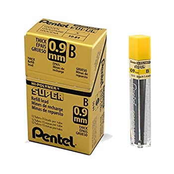 【中古】【輸入品・未使用】Pentel 50-9-B-BX Super Lead .9mm B