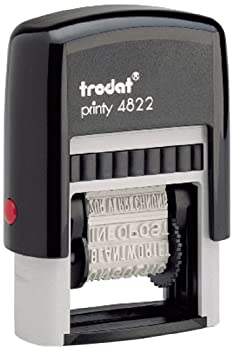 【中古】【輸入品・未使用】Trodat Printy 4822 Multi-word Band Stamp 12 words 4mm Print 74046