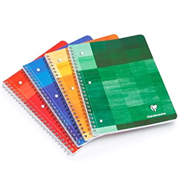 【中古】【39shop】【輸入品・未使用】(8★1/2 x 11 90 sheets Multicolor) - Clairefontaine Wirebound 3 Holes Notebook - Letter Size (22cm x 28cm) Lined 90 pages（新古品）｜アトリエ絵利奈