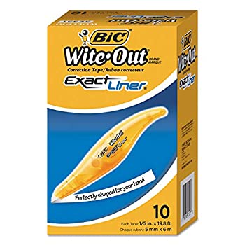 【中古】【39shop】【輸入品・未使用】BIC★Wite-Out Brand Exact Liner Correction Tape 1/5 Inches x 19-8/10 Feet Pack of 10(新古品)|アトリエ絵利奈