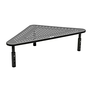 【中古】【39shop】【輸入品・未使用】Tripp★Lite コンピューターモニタースタンド コーナーデスクモニタースタンド L字型デスク用 高さ調節可能 12&times;20インチ メタル ブラック (MR122（新古品）｜アトリエ絵利奈