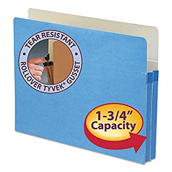 【中古】【輸入品・未使用】Smead top-tabファイルポケット、手紙、11???3?/ 4?x 9???1?/ 2インチ、1???3?/ 4インチ拡張、ブルー(smd73215?)
