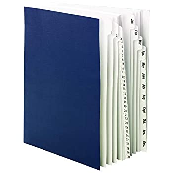 【中古】【インポート品・未当て嵌める】Smead 事務机整理保存用具 ソーター デイリー（1-31）マンスリー（1月?12月）43の分け取り 雁の使い大きさ 青碧 89235