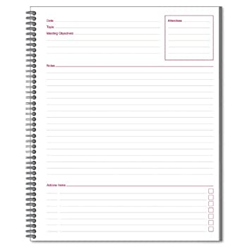 【中古】【輸入品・未使用】MEA06132 - Side-Bound Guided Business Notebook by Cambridge Limited