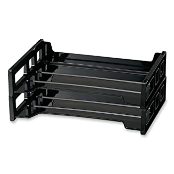 【中古】【39shop】【輸入品・未使用】Officemate★Side Load Letter Tray Black 2 Pack (21022)(新古品)|アトリエ絵利奈