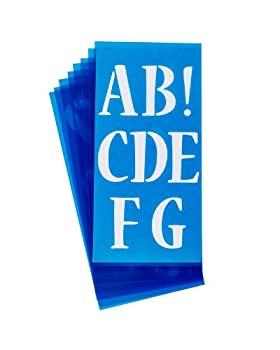 【中古】【輸入品・未使用】Westcott LetterCraft Stencil 5.1cm Characters Nueva Font