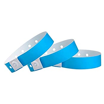 【中古】【輸入品・未使用】WristCoネオンブループラスチックWristbands 100 Count ブルー