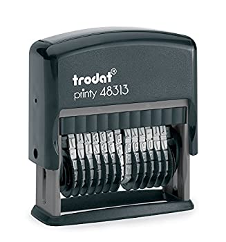 【中古】【39shop】【輸入品・未使用】Trodat★Printy 48313 Ziffernstempel 13 立っているキャラクターの高さ、3.8mm ブラック(新古品)|アトリエ絵利奈