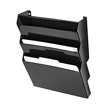 【中古】【輸入品・未使用】Rubbermaid L16603 Classic Hot File Wall File Systems Letter Three Pockets Smoke