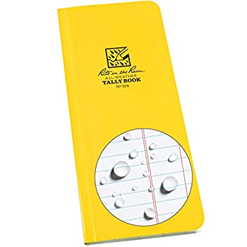 【中古】【インポート品・未当て嵌める】Rite インチ the Rain 雨合羽ホンブルグ帽押しかぶせる タリーノート 3 1/2in x 8in 黄色押しかぶせる タリーパターン (No.324) 8 x 3.5 x 0.375