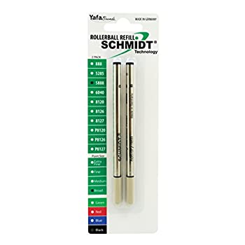 【中古】【39shop】【輸入品・未使用】Schmidt★5888 セラミックローラーボールメタルチューブ詰め替え 太字 1.0mm ブラック 2パック ブリスター (SC58106)（新古品）｜アトリエ絵利奈