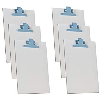 【中古】【39shop】【輸入品・未使用】Acrimetホワイトクリップボードレターサイズプレミアムメタルクリップ(ハードボード)★( 6???Pack )クリップ(ブルー)(新古品)|アトリエ絵利奈