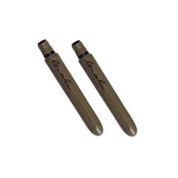 【中古】【輸入品・未使用】Rite in the Rain 全天候型EDCペン フラット ダーク アース ポカ 2パック ブラック 0.8mm インク 細字 (No. FDE92)