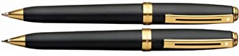 【中古】【輸入品・未使用】Sheaffer Prelude ブラック マット/GT .7mm ペン&鉛筆セット - SH-346-9