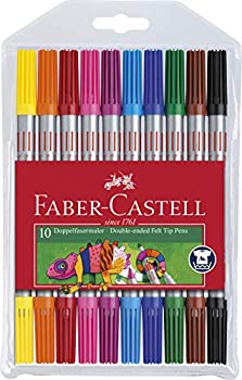 【中古】【輸入品・未使用】Faber-Castell 151110 Double-Ended Felt Tip Pens Pack of 10 by Faber-Castell