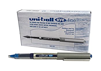 【中古】【39shop】【輸入品・未使用】(12★Pack.5mm Line Width Blue) - UB-157 Eye Fine Rollerball Pens Blue Uni Super Ink.7mm Nib Box of 12(新古品)|アトリエ絵利奈