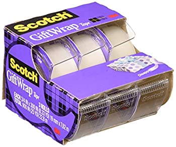 【中古】【輸入品・未使用】Scotch ギフトラップテープ 0.75 x 30044 3パック
