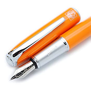 【中古】【輸入品・未使用】ピカソ 916 Malage 万年筆 M ペン先 オリジナルボックス(オレンジ)