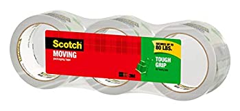 【中古】【輸入品・未使用】Scotch ToughグリップMoving梱包テープ、ロール 3 Rolls