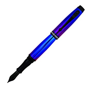 【中古】【インポート品・未当て嵌める】Monteverde Invincia Fountain書き込み???詰まらない書き込み先、黒いことインキ筆、銀河系(mv42522?)