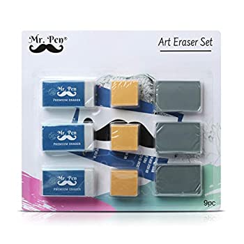 【中古】【輸入品・未使用】Mr. Pen 消しゴムセット 練り消しゴム ガム消しゴム 鉛筆消し 9個パック