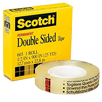 【中古】【輸入品・未使用】Double Sided Office Tape 1.3cm x 36 yards 7.6cm Core Clear MMM665121296