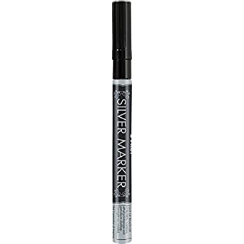 【中古】【輸入品・未使用】(Dozen Box (Extra Fine) Silver) - Creative Art & Crafts Marker 1.0mm Brush Tip Permanent Silver