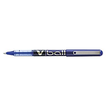 【中古】【輸入品・未使用】VBall Roller Ball Stick Pen Liquid Ink Blue Ink Fine Point Dozen (並行輸入品)