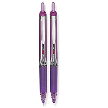 【中古】【輸入品・未使用】(Pack of 2) - Pilot : Precise V5RT Retractable Rolling Ball Pen Purple Ink Extra Fine Point -:- Sold as 2 Packs of - 1 - / - Total of 2