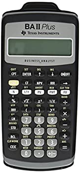 【中古】【輸入品・未使用】Texas Instruments BAIIPlus 金融電卓 電卓 BUS ANLY 10DIG UD1013 (2個パック)