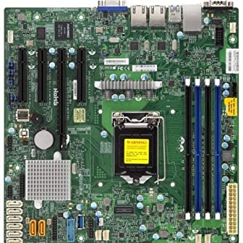 【中古】【インポート品・未当て嵌める】Supermicro 母ちゃんゲーム盤 MBD-X11SSM-F-B Xeon E3-1200 v5 LGA1151 ソケット H4 C236 PCI Express SATA MicroATX バルク
