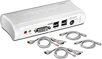 【中古】【インポート品・未当て嵌める】TrendNET 2 PORT DVI/USB KVM SWITCH KIT