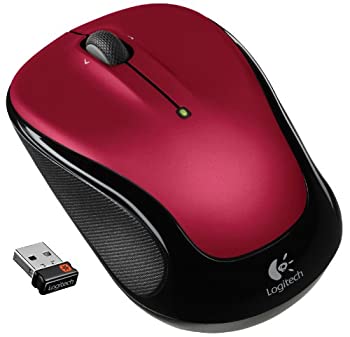 【中古】【39shop】【輸入品・未使用】Logitech★Wireless Mouse M325 with Designed-For-Web Scrolling - Red 並行輸入（新古品）｜アトリエ絵利奈