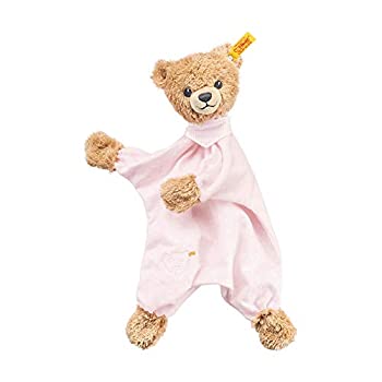 【中古】【輸入品・未使用】Steiff 237546 Hoppel Schmusetuch 28 rosa Hase