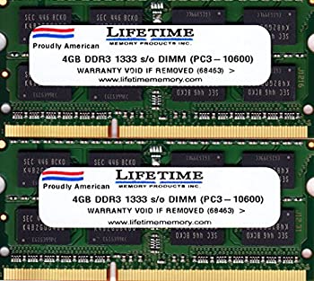 【中古】【輸入品・未使用】8GB 2X4GB DDR3-1333 PC3-10600 メモリ HP- Compaq Presario CQ57用 9,903円
