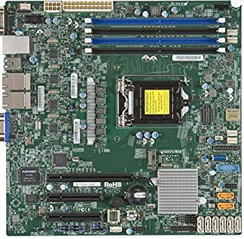 【中古】【インポート品・未当て嵌める】SupermicroATX母ちゃんゲーム盤ddr4 LGA 1151 x11ssh-ln4 F-o