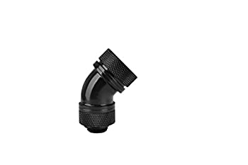 【中古】【39shop】【輸入品・未使用】Thermaltake★Pacific CL-W096-CA00BL-A 水冷システム用ODチューブ DIY ブラック G1/4ポート対応 PETG製 16mm (5/8インチ) 45度 圧縮冷却継手(新古品)|アトリエ絵利奈