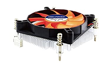 【中古】【輸入品・未使用】HIGH POWER LGA-115x-mITX 1U ロープロファイル 静音 80mm Intel LGA 1150 1151 1155 1156 CPU 冷却ファン Mini ITX Micro ATX mITX PC i5 i7プ