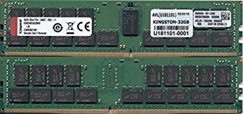 【中古】【インポート品・未当て嵌める】キングストン KSM24RD4/32MEI 32GB DDR4 2400MHz ECC CL17 2Rx4 1.2V Registered DIMM 手当てくっ付ける Micron E IDT