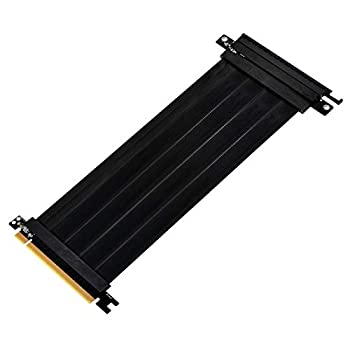 【中古】【インポート品・未当て嵌める】SilverStone Technology ユニバーサルPCI-Express x16 Gen 3.0 フレキシブルライザーケーブル 220粍 EMI遮蔽物付き添い人 (SST-RC03B-220)